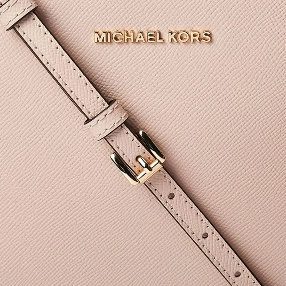 Michael Kors Jet Set Large East/West Crossbody Bag-‎ Pink